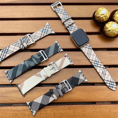 burberry watch band links|burberry apple watch band 44mm.